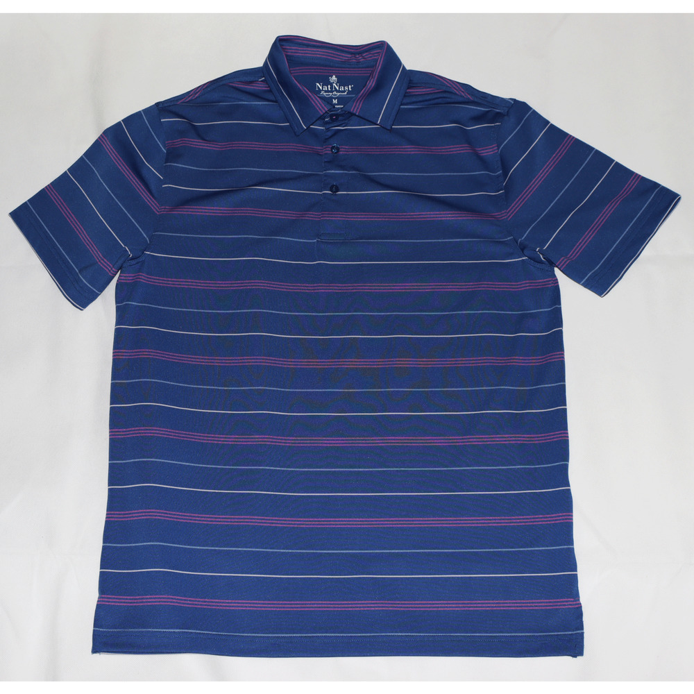 Nat Nast Luxury Originals Men's Short Sleeve Polo Shirt Size Medium